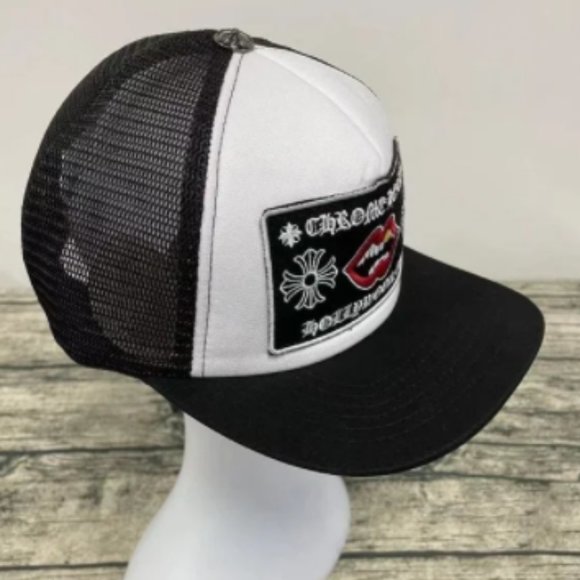 Chrome heart hat Black/white - Picture 2 of 4